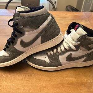 Nike Black and White High-Top Sneakers